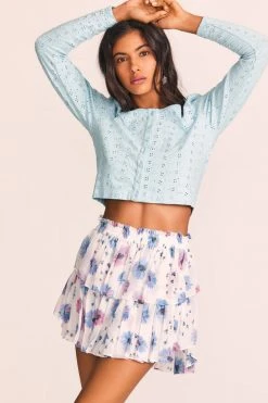 LoveShackFancy Ruffle Mini Skirt