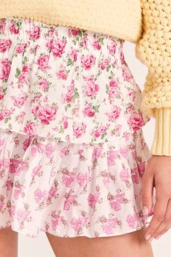 LoveShackFancy X American Girl Ruffle Mini Skirt