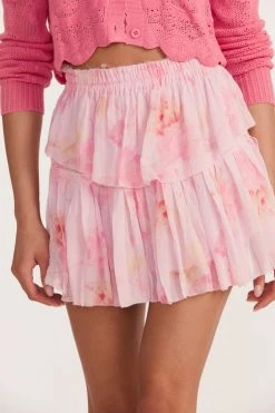 LSF Skirts Ruffle Mini Skirt