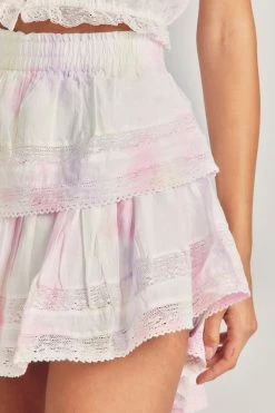 LoveShackFancy Ruffle Mini Skirt
