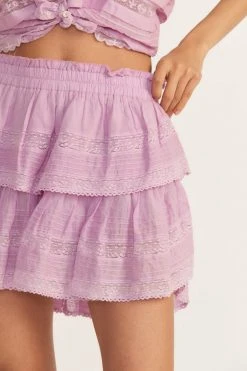 LoveShackFancy Skirts Ruffle Mini Skirt 37 LoveShackFancy Skirts Ruffle Mini Skirt
