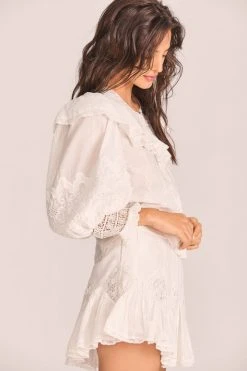 LoveShackFancy Bunnie Blouse Tops