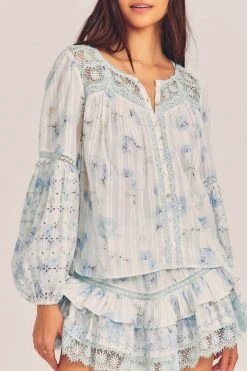 LSF Lillith Blouse - SANTA ROSA RIVER