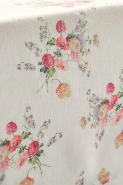 LoveShackFancy Linen Tablecloth Tablescape