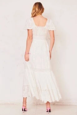LoveShackFancy Norma Midi Dress