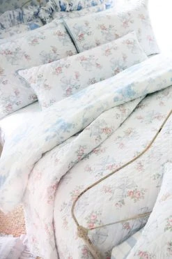 LoveShackFancy Rosa Beaux Quilt & Sham Set