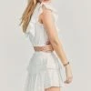 LoveShackFancy Skirts Ruffle Mini Skirt