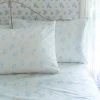 LoveShackFancy Pastiche De Bouquet Sheet Set - SEA BREEZE BLUE Bedding 2 LoveShackFancy Pastiche De Bouquet Sheet Set - SEA BREEZE BLUE Bedding